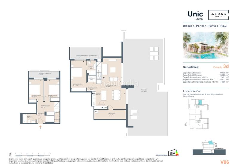 Foto 54c4fc7d-fd46-44a1-91c4-331a22622064. Dúplex 99m<sup>2</sup> en avinguda del rei juan carlos i 1 en Centro Ciudad Xàbia