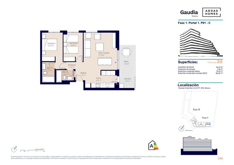Foto 4727cdfa-02e5-45b2-871c-ab25d34debb0. Appartement 89m<sup>2</sup> dans plaza brigada paracaidista 5 dans Juan Carlos I Murcia