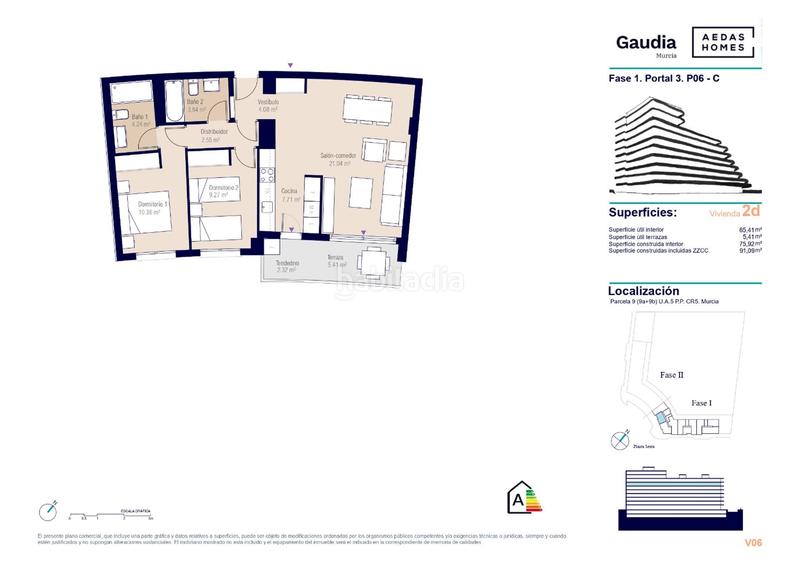 Foto 69e887e8-5aed-4b1a-a50b-c495039875f3. Appartamento 91m<sup>2</sup> in plaza brigada paracaidista 5 in Juan Carlos I Murcia