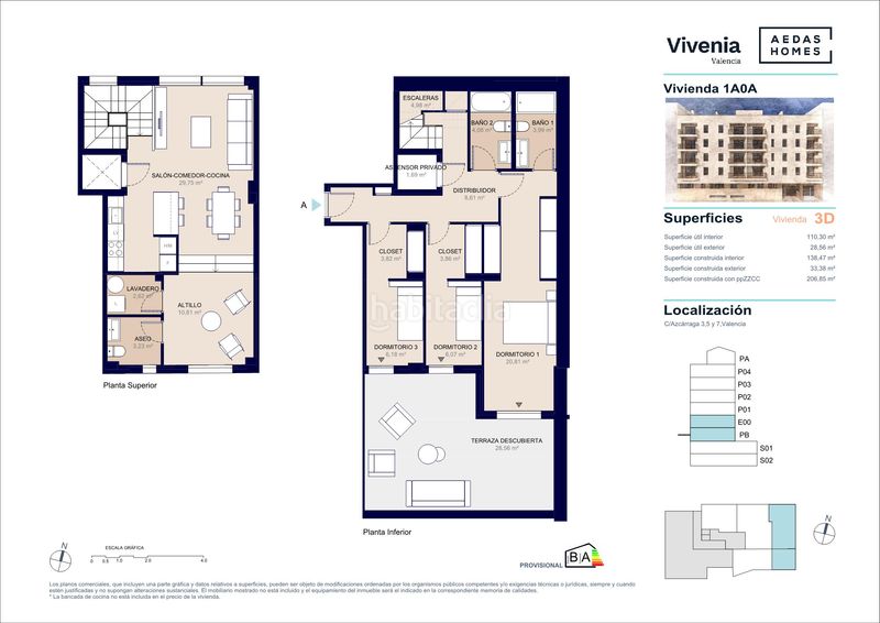 Piso 207m2 en carrer d'azcárraga 3 en La Petxina Valencia - Imagen 14