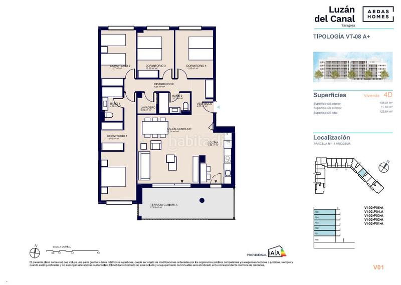 Foto b151d341-5811-4772-8b36-14b48df7dac0. Piso 141m<sup>2</sup> en calle los sims 36 en Arcosur Zaragoza
