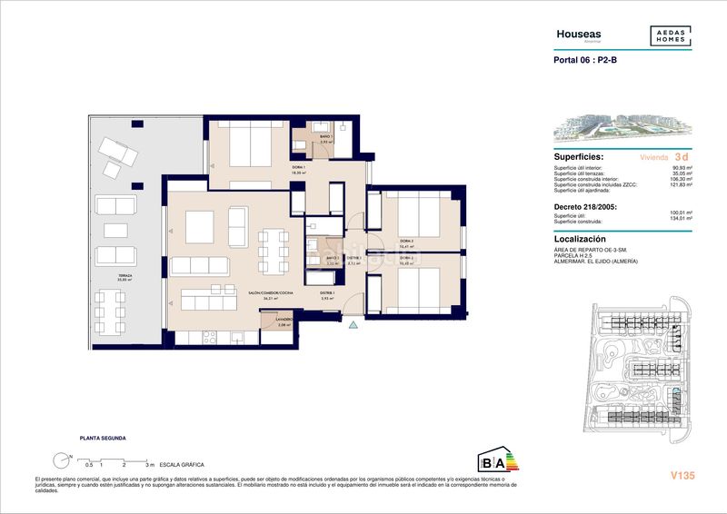 Foto 2fd2ef96-800f-4b5b-9da0-969770ad0736. Piso 134m<sup>2</sup> en Almerimar Ejido (El)