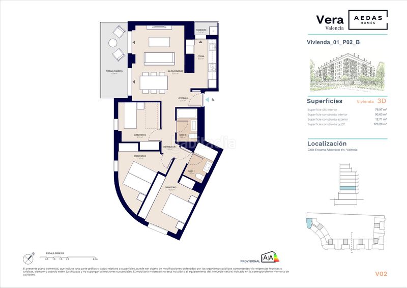 Piso 76m2 en Nou Benicalap Valencia - Imagen 13