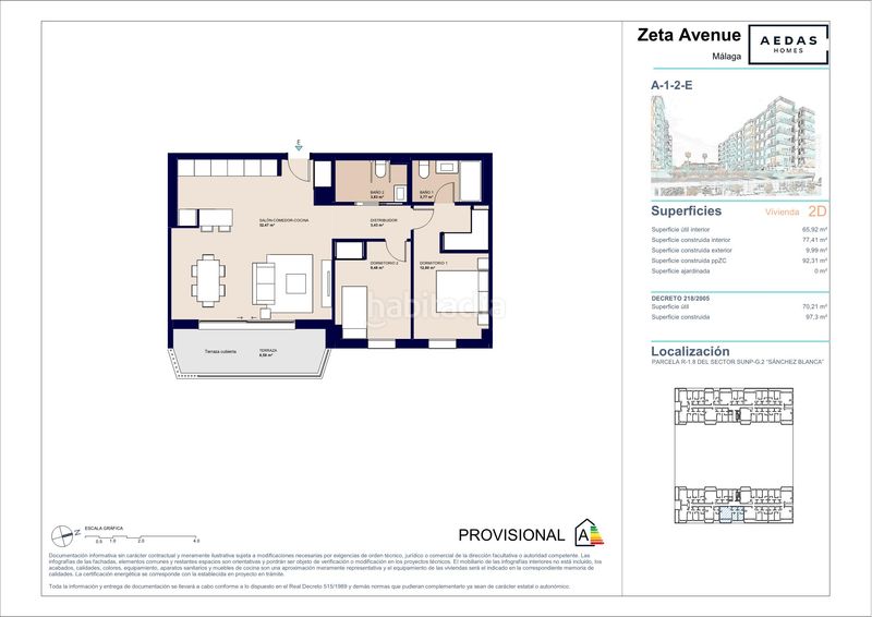 Foto 81d4923e-ddb2-4a61-a76c-2ae0d1e20c9a. Piso 97m<sup>2</sup> en Distrito Zeta - Recinto Ferial Cortijo de Torres Málaga
