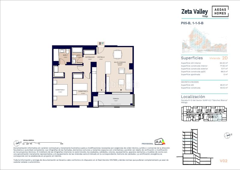 Foto cd29e529-ad68-48d5-ab6f-6b9d77b89590. Pis 88m<sup>2</sup> amb aparcament piscina a Distrito Zeta - Recinto Ferial Cortijo de Torres Málaga