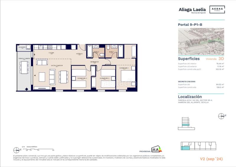 Foto 73da1c5c-ce8a-49f6-a8e5-76a3d59e5a3c. Appartement 84m<sup>2</sup> dans calle ajonjolí 1 dans Nuevo Bulevar Mairena del Aljarafe