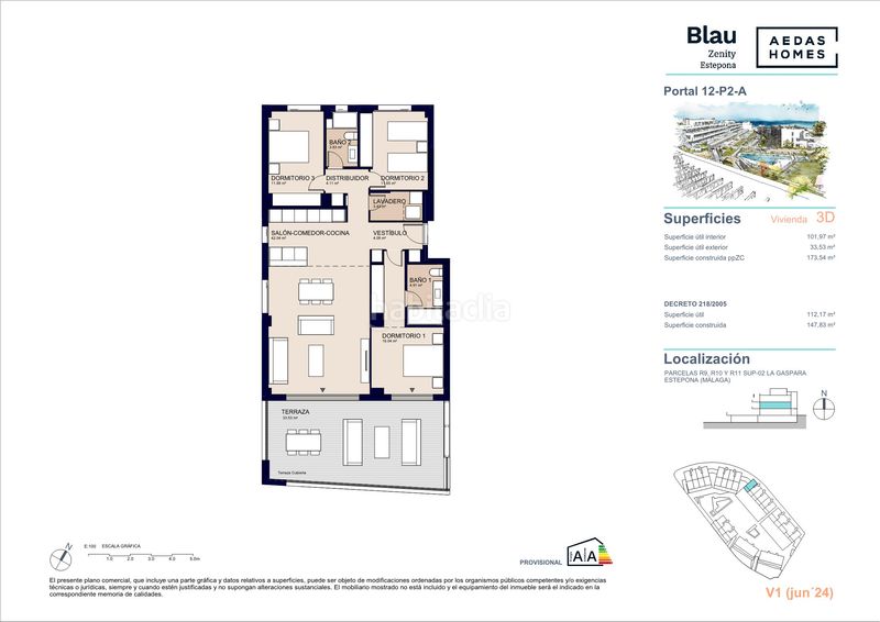 Foto 45911990-72ea-4c96-8acd-7c871469940b. Apartament 101m<sup>2</sup> amb calefacció piscina a Huerta Nueva Estepona