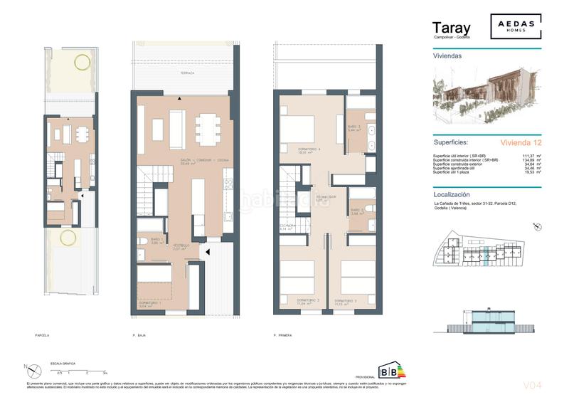 Foto 5223a05d-5df3-4986-8e22-f1bd75083de0. Casa adossada 167m<sup>2</sup> a carrer dàlies 1 a Godella
