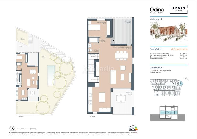 Foto 94651ee0-5b64-4302-b9aa-5927f83d4808. Casa adossada 232m<sup>2</sup> amb aparcament piscina a Godella