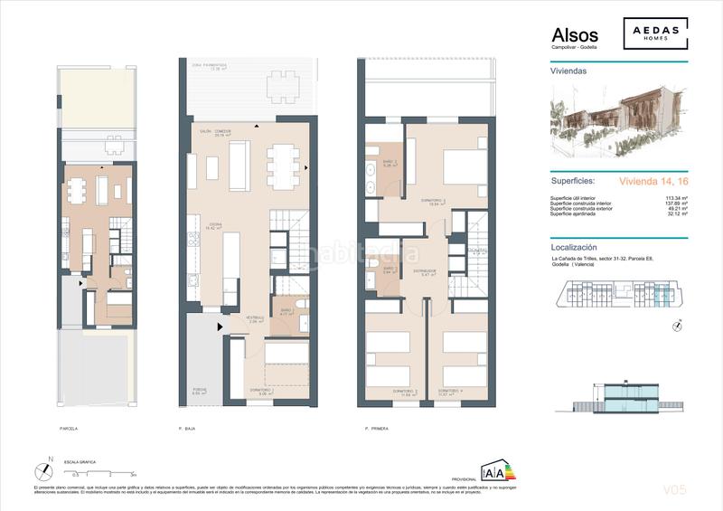 Foto e454bef2-8b7d-4626-ba8f-f8e078ae4280. Casa adossada 138m<sup>2</sup> amb aparcament piscina a Godella