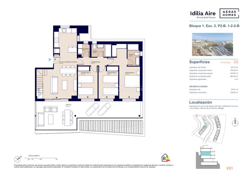 Foto 6a81f791-aaa4-4e65-ab21-0eda429fa67b. Piso 128m<sup>2</sup> en Lo Cea Rincón de la Victoria