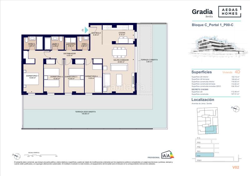 Foto c2e4a980-631b-41f2-90f7-bf1c5f816e46. Ground floor 147m<sup>2</sup> with parking pool in Bellavista Sevilla