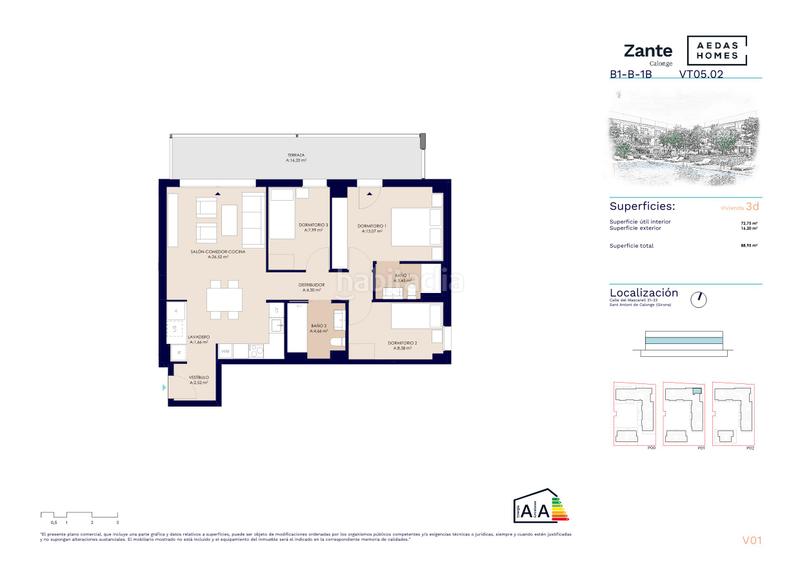Foto dc40d141-14d9-4f7b-a48a-b84f73b6f0de. Appartamento 85m<sup>2</sup> in carrer del mascarell 31 in Sant Antoni Sant Antoni de Calonge