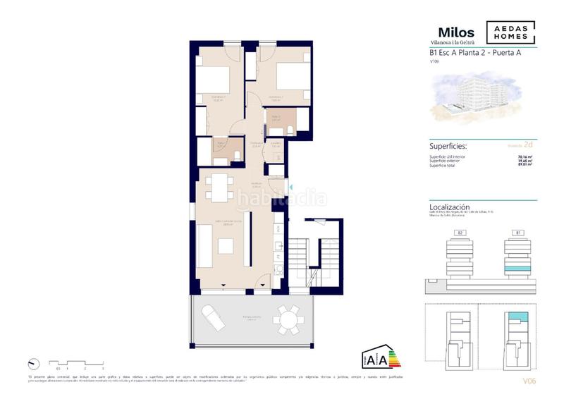 Foto 952369c0-fd86-4a4a-a173-81e944a0adce. Piso 83m<sup>2</sup> en Barri de Mar Vilanova i la Geltrú