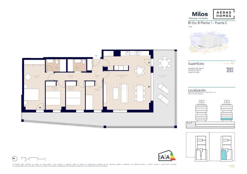 Foto 4fd4f2d1-c5a2-4836-b53d-7c737d85c3c0. Pis 123m<sup>2</sup> amb piscina a Barri de Mar Vilanova i la Geltrú