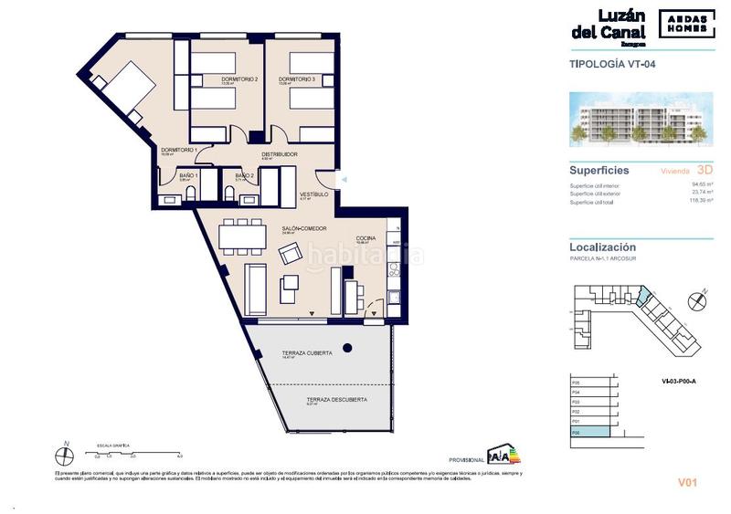 Foto 5796eba0-07f3-48ba-8c29-1b88550d7983. Erdgeschoss 131m<sup>2</sup> in calle los sims 36 in Arcosur Zaragoza
