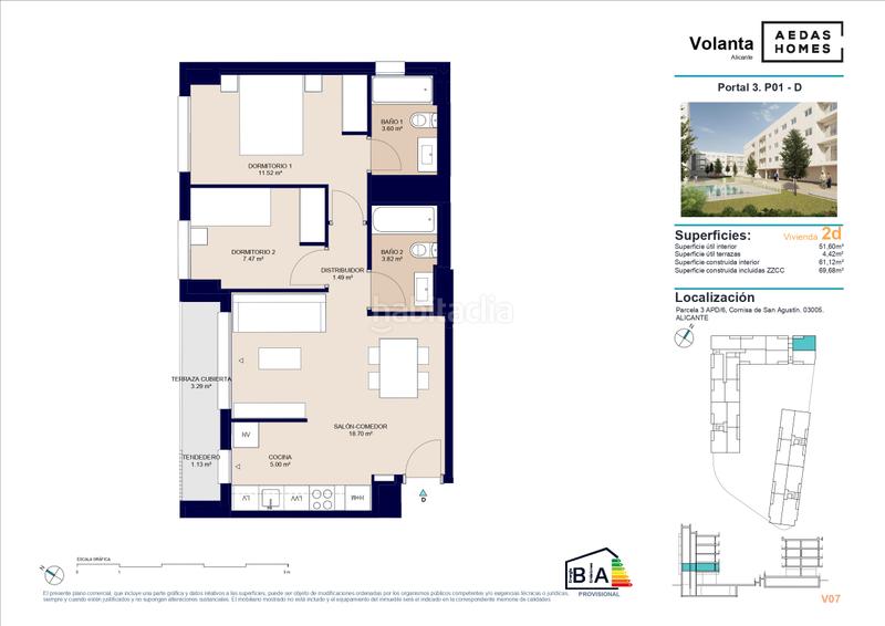 Foto c0549955-88f1-4a0e-84ba-518742c8555a. Appartement 68m<sup>2</sup> dans calle deportista pitu perramón 1 dans Alicante