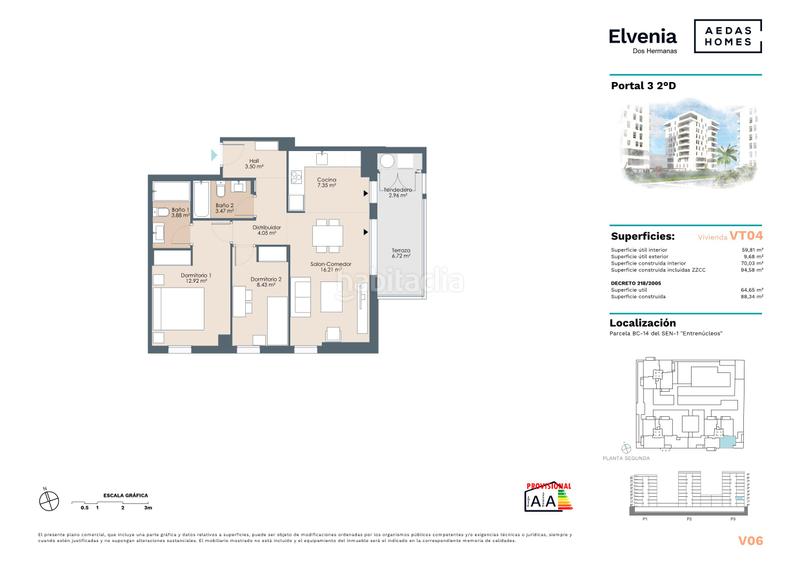 Foto 63958b01-8a11-4a78-8ca7-45f4a98dd6f8. Appartement 70m<sup>2</sup> dans avenida josé gonzález luque 49 dans Dos Hermanas