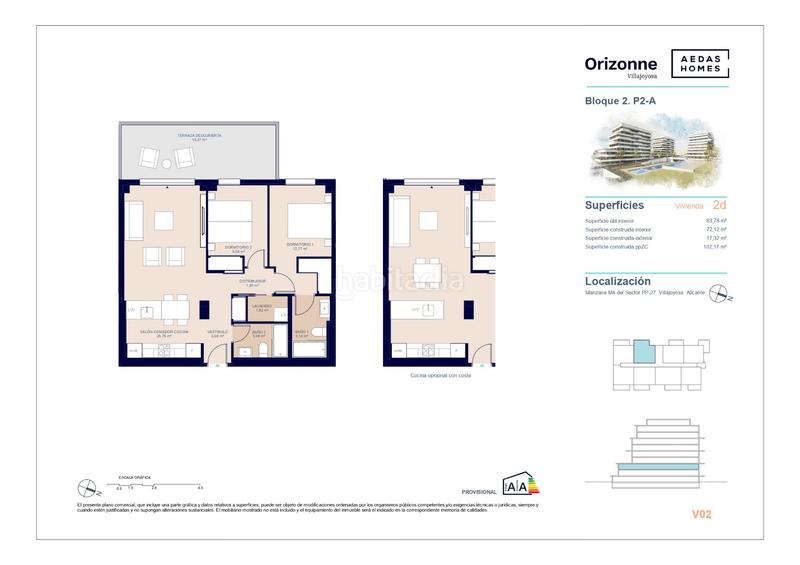 Foto 9a62c93a-411d-4965-b53b-fea8e737f21d. Flat 102m<sup>2</sup> with heating parking pool in Platja de Torres Vila Joiosa (la)
