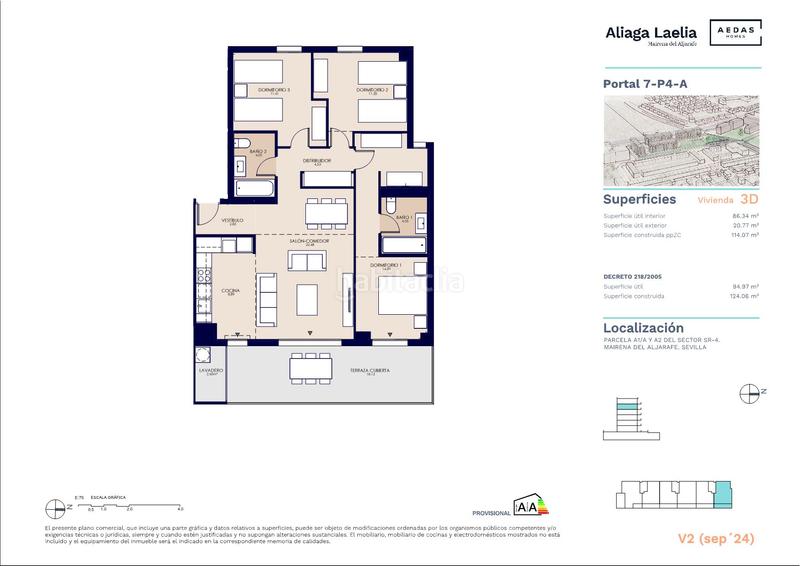 Foto 1f9b749d-bf33-441e-9f05-cc6b9da18517. Appartement 95m<sup>2</sup> dans calle ajonjolí 1 dans Nuevo Bulevar Mairena del Aljarafe