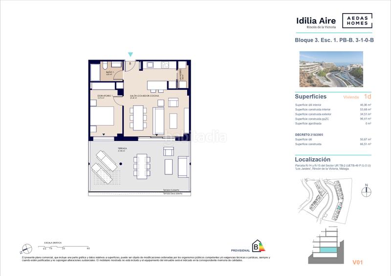 Foto dcb7170d-35dd-4c2b-912c-64b0bbb6f393. Ground floor 67m<sup>2</sup> with parking pool in Lo Cea Rincón de la Victoria