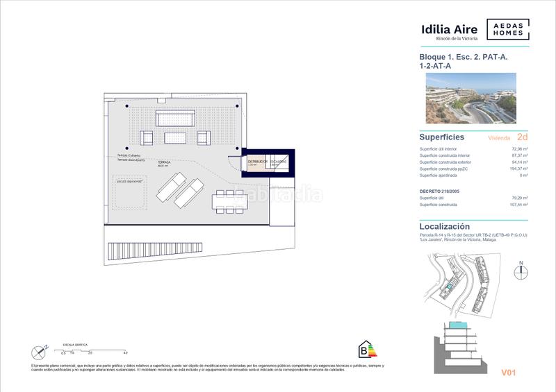 Foto 5d0cf8eb-9d5f-4131-930c-0f800463dc73. Dachwohnung 107m<sup>2</sup> mit parking pool in Lo Cea Rincón de la Victoria