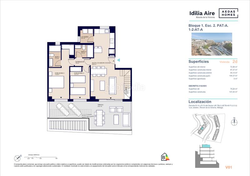 Foto ae38b42f-4791-4093-aa6a-e07057124a07. Penthouse 107m<sup>2</sup> with parking pool in Lo Cea Rincón de la Victoria