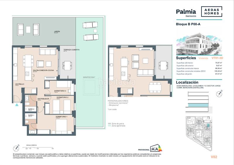 Foto 77f4985c-7119-4451-8afd-b0d5219380ef. Erdgeschoss 74m<sup>2</sup> in avinguda barcelona 41 in Torreón-La Almadraba Benicasim / Benicàssim