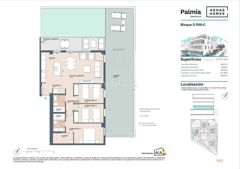 Foto 384d3c4f-b06d-41c1-abd3-74b855581d35. Planta baixa 84m<sup>2</sup> a avinguda barcelona 41 a Torreón-La Almadraba Benicasim / Benicàssim