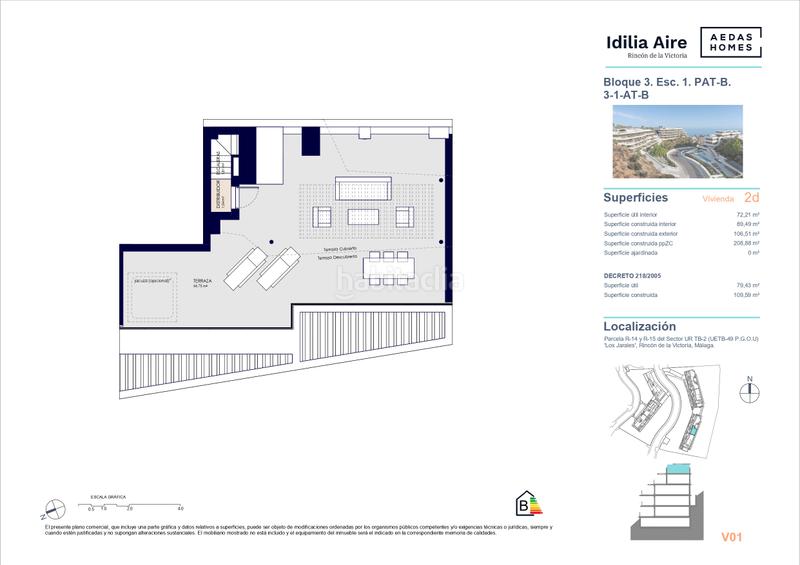 Foto 3f10612d-40e9-4536-8172-2dd80fb04e1e. Penthouse 110m<sup>2</sup> with parking pool in Lo Cea Rincón de la Victoria