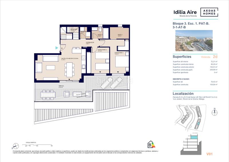 Foto 5e5a7fa9-d309-4131-9175-ce1efc48b496. Penthouse 110m<sup>2</sup> with parking pool in Lo Cea Rincón de la Victoria