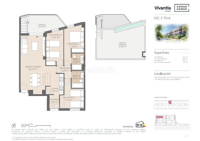 Foto f6153c0a-9d08-4667-8d14-14880cfeea6e. Attique 113m<sup>2</sup> dans Sa Cabana - Can Carbonell - Ses Cases Noves Marratxí