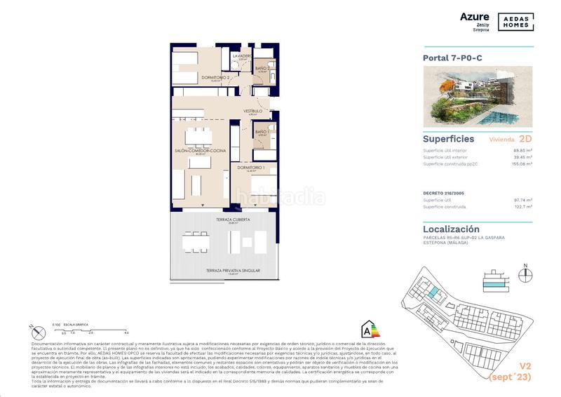 Foto de3be4dd-dbc2-433c-a96c-71337716c8d0. Apartament 88m<sup>2</sup> a urbanizacion la gaspara 2u a Guadalobón Estepona