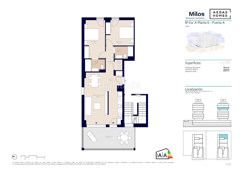 Foto cbcf116a-2d51-4fb8-b51d-8e4587d206d5. Flat 83m<sup>2</sup> with pool in Barri de Mar Vilanova i la Geltrú