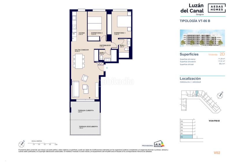 Foto 0f534cfd-756a-4f6b-9298-a0c58a76500e. Erdgeschoss 95m<sup>2</sup> in calle los sims 34 in Arcosur Zaragoza
