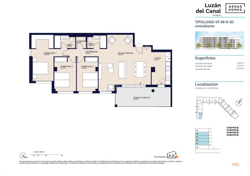 Foto 0404703f-6ab6-4d8e-8095-a0ec5d7ccada. Appartement 133m<sup>2</sup> dans calle los sims 34 dans Arcosur Zaragoza