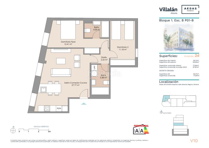Foto dcb93483-a516-4bea-80ed-e7779164dd28. Appartement 77m<sup>2</sup> dans paseo de Almería 66 dans Centro Almería