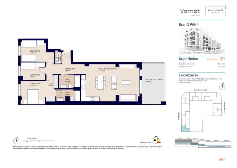 Foto f380ea15-3442-4da4-9ccc-659bc085b190. Erdgeschoss 129m<sup>2</sup> in carrer de marconi 126 in Ca n'Aurell Terrassa