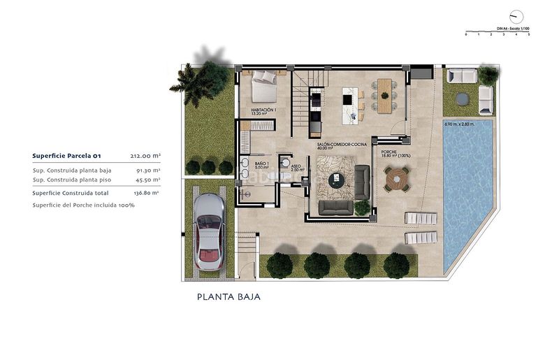 Foto 60b047b8-fe40-4b69-8882-de5233c879b3. Casa amb piscina a Dolores