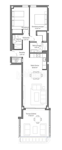 Foto 259aae95-a03d-4b98-b1a4-89ac0486916d. Piccolo appartamento in El Pinillo Torremolinos