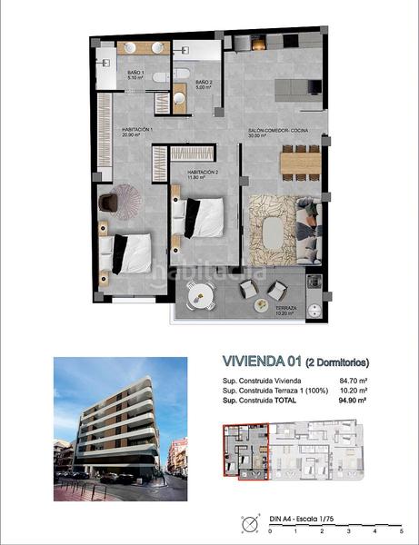 Foto 6f3f9442-1873-4c5f-b0a7-7c5079c709f1. Apartament a Centro Santa Pola