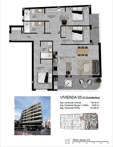 Foto 41daae48-3246-4f5f-a7de-7a04bfa3ba8f. Apartamento en Centro Santa Pola