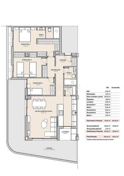 Foto 282326b3-6794-4a5d-b48f-62ab2471d13e. Apartament a La Nucia Pueblo Nucia (la)