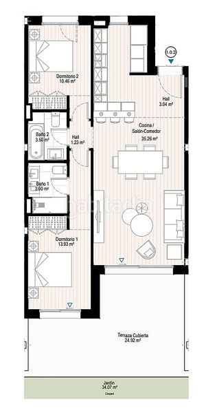 Foto c9a0e7ad-06c2-41c6-a38a-13d3b40fef6c. Apartament a Doña Julia Golf Casares
