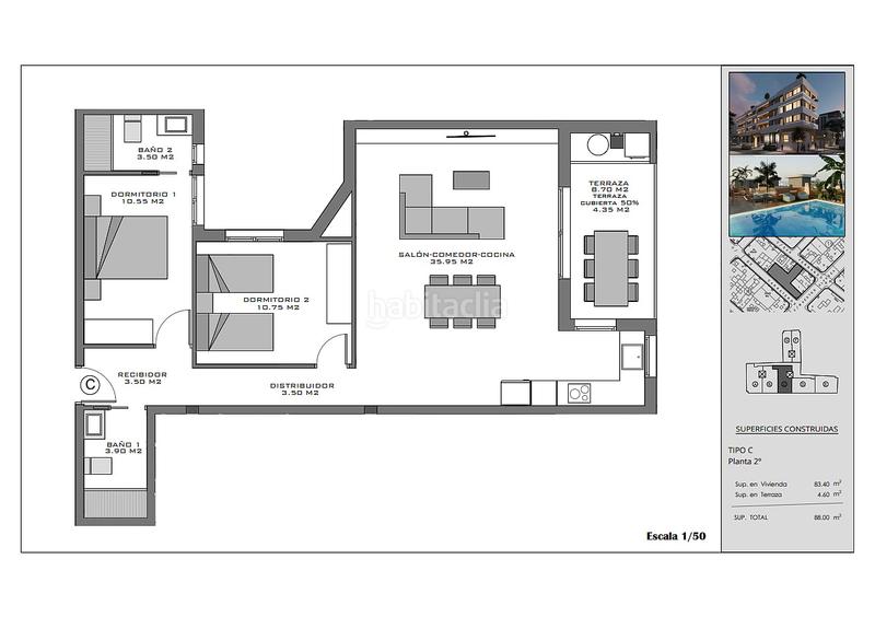 Foto 40d5241c-e20e-4c59-8795-7229d099ee6c. Piccolo appartamento in Norte Santa Pola