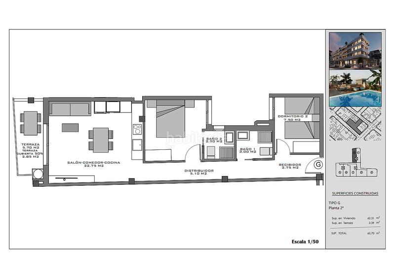 Foto b5b10aae-084b-4505-898e-3b03ac2da092. Piccolo appartamento in Norte Santa Pola