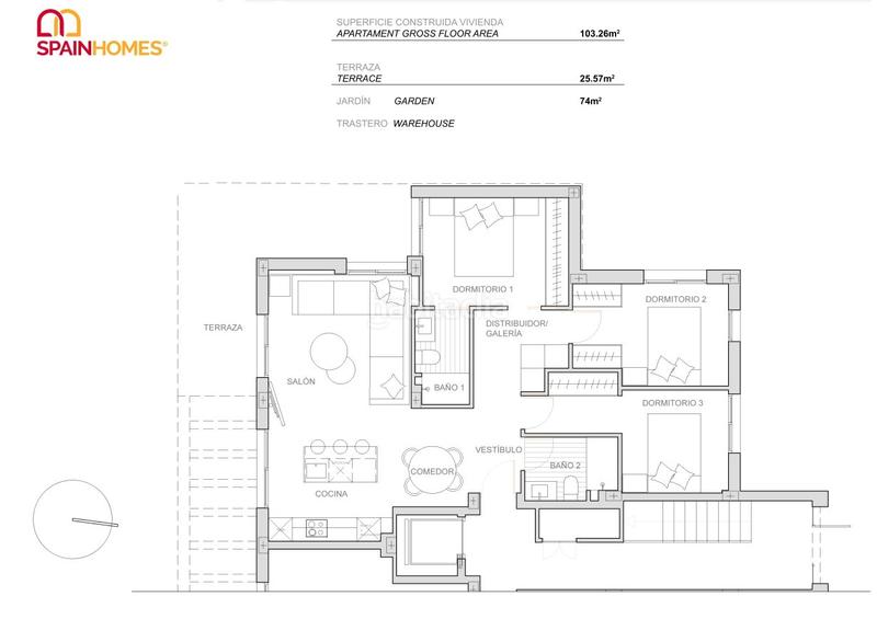 Foto 734acd02-e49f-4447-a1ed-7baa79a7466f. Apartment in Mar Menor golf Torre - Pacheco