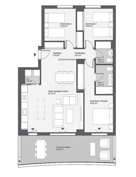Foto f2e17f7f-ad0a-40d5-b065-f056b7a97e2c. Apartamento en Diseminados Rincón de la Victoria