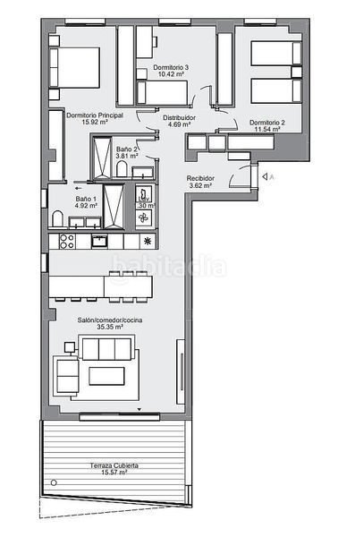 Foto 4210f7b2-1136-494d-a998-1d4dddf6b391. Apartament a campo de Mijas Mijas