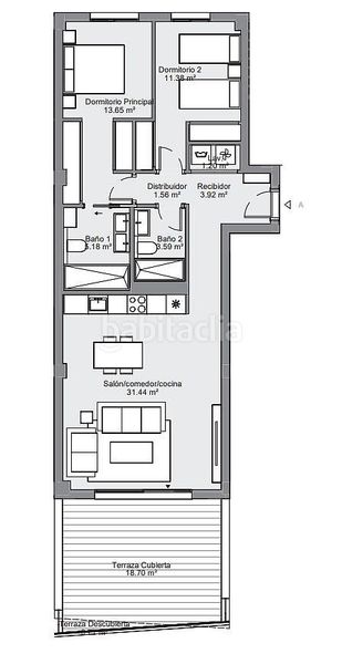 Foto 4a0cc378-0e1c-4786-a2fe-34c61773ef1d. Apartament a campo de Mijas Mijas
